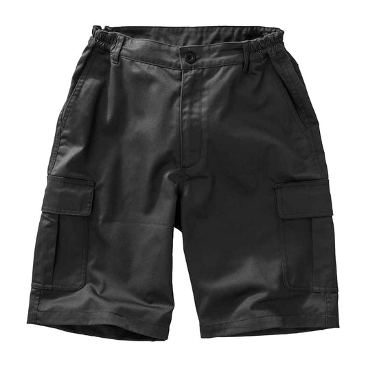Black - Front - Result Genuine Recycled Mens Work Shorts