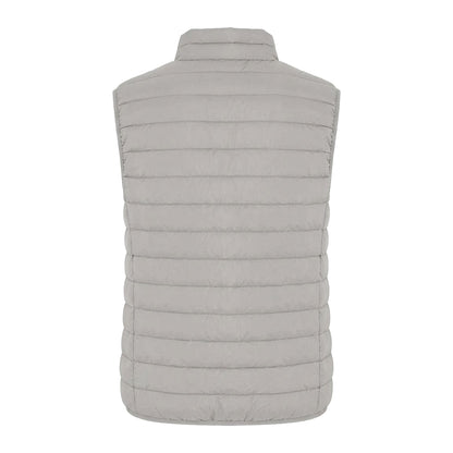 Light Asphalt - Back - New Morning Studios Mens Lightweight Gilet