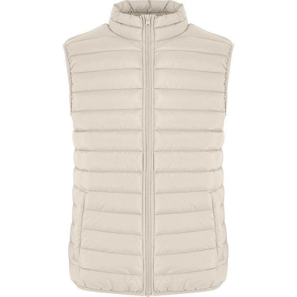 Sand - Front - New Morning Studios Mens Lightweight Gilet