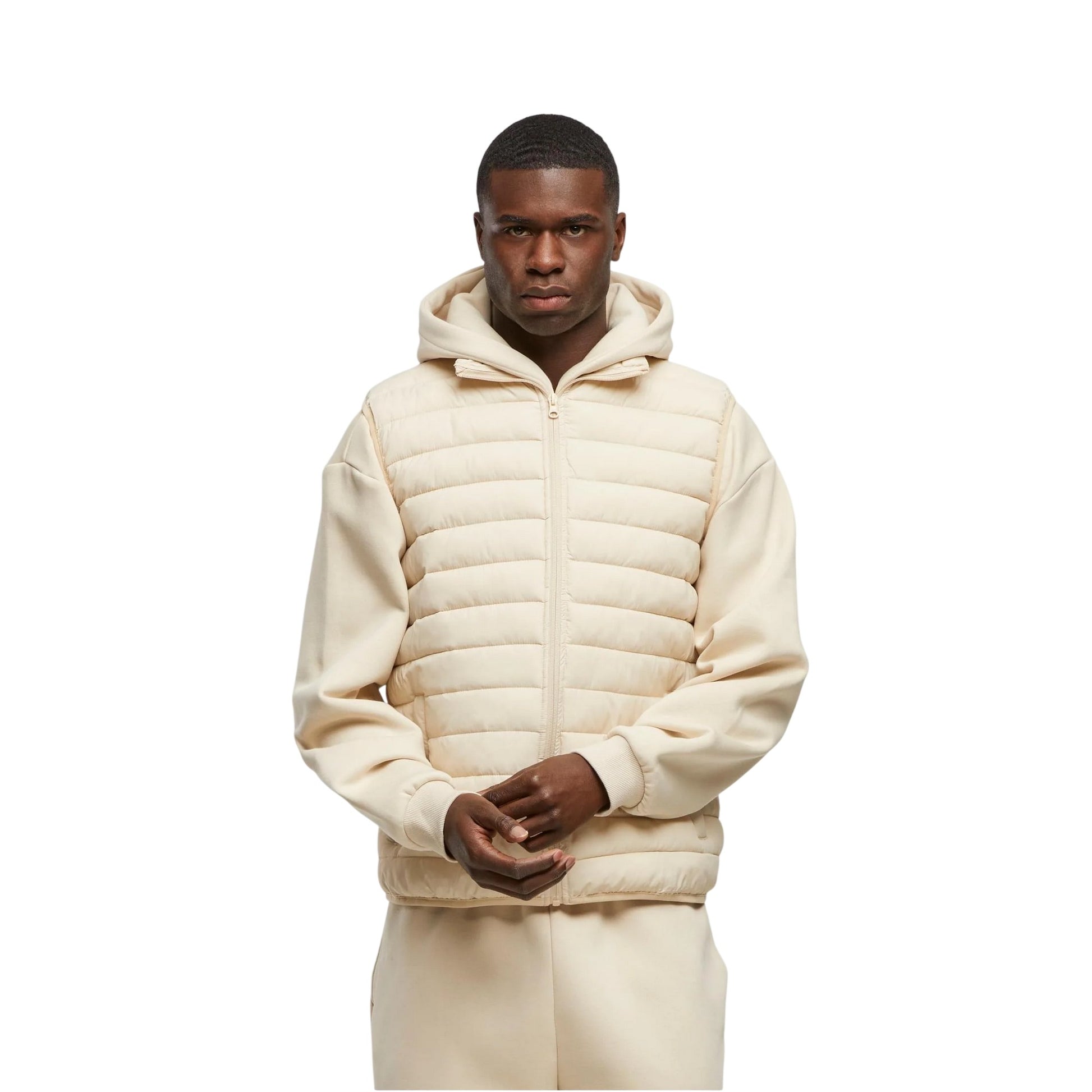 Sand - Back - New Morning Studios Mens Lightweight Gilet