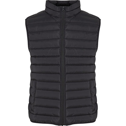 Black - Front - New Morning Studios Mens Lightweight Gilet