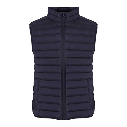 Navy - Front - New Morning Studios Mens Lightweight Gilet