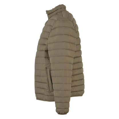 Olive - Side - New Morning Studios Mens Lightweight Puffer Jacket
