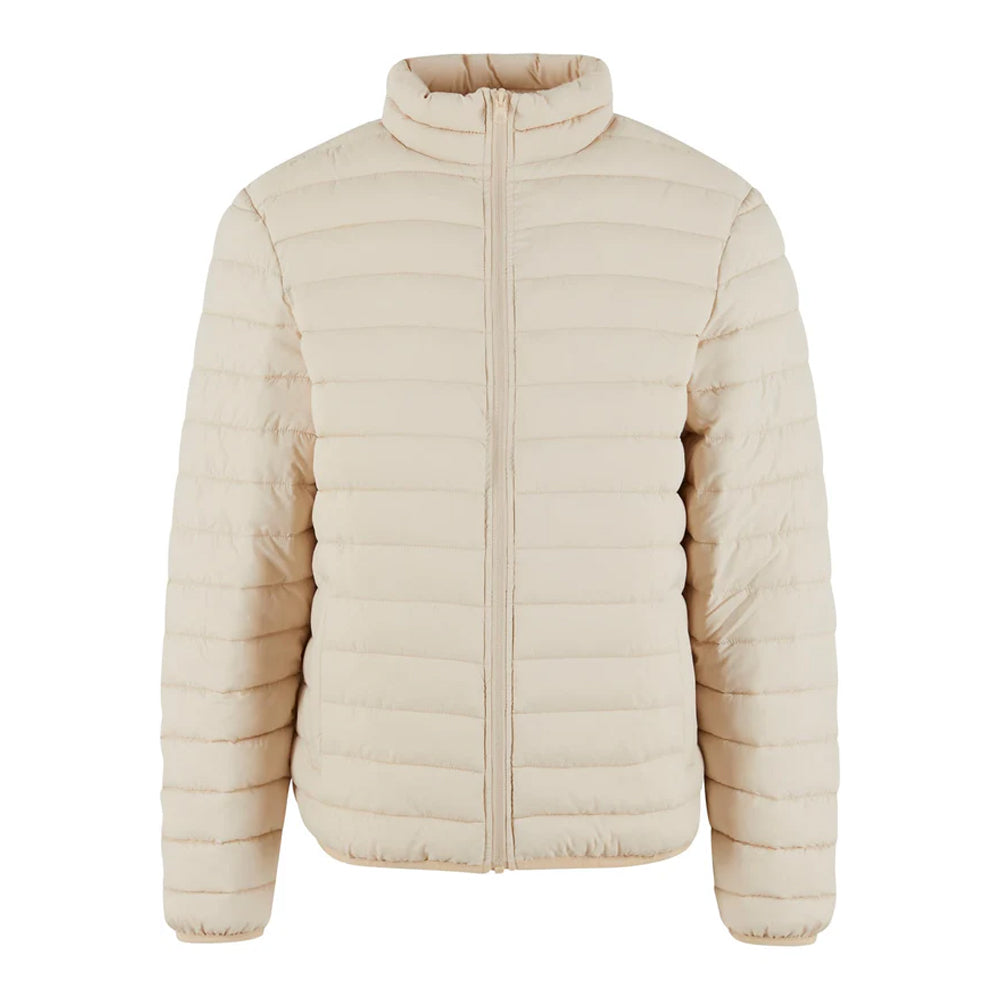 Sand - Front - New Morning Studios Mens Lightweight Puffer Jacket