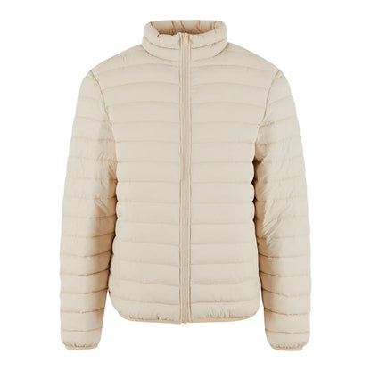Sand - Front - New Morning Studios Mens Lightweight Puffer Jacket