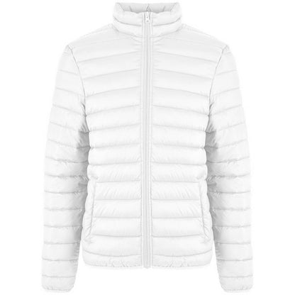 White - Front - New Morning Studios Mens Lightweight Puffer Jacket