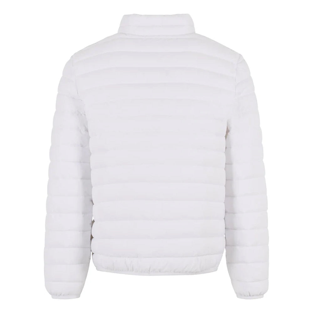 White - Back - New Morning Studios Mens Lightweight Puffer Jacket