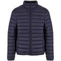 Navy - Front - New Morning Studios Mens Lightweight Puffer Jacket