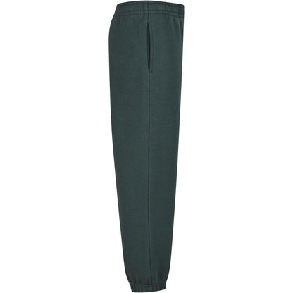 Bottle Green - Lifestyle - Build Your Brand Childrens-Kids Fluffy Sweatpants