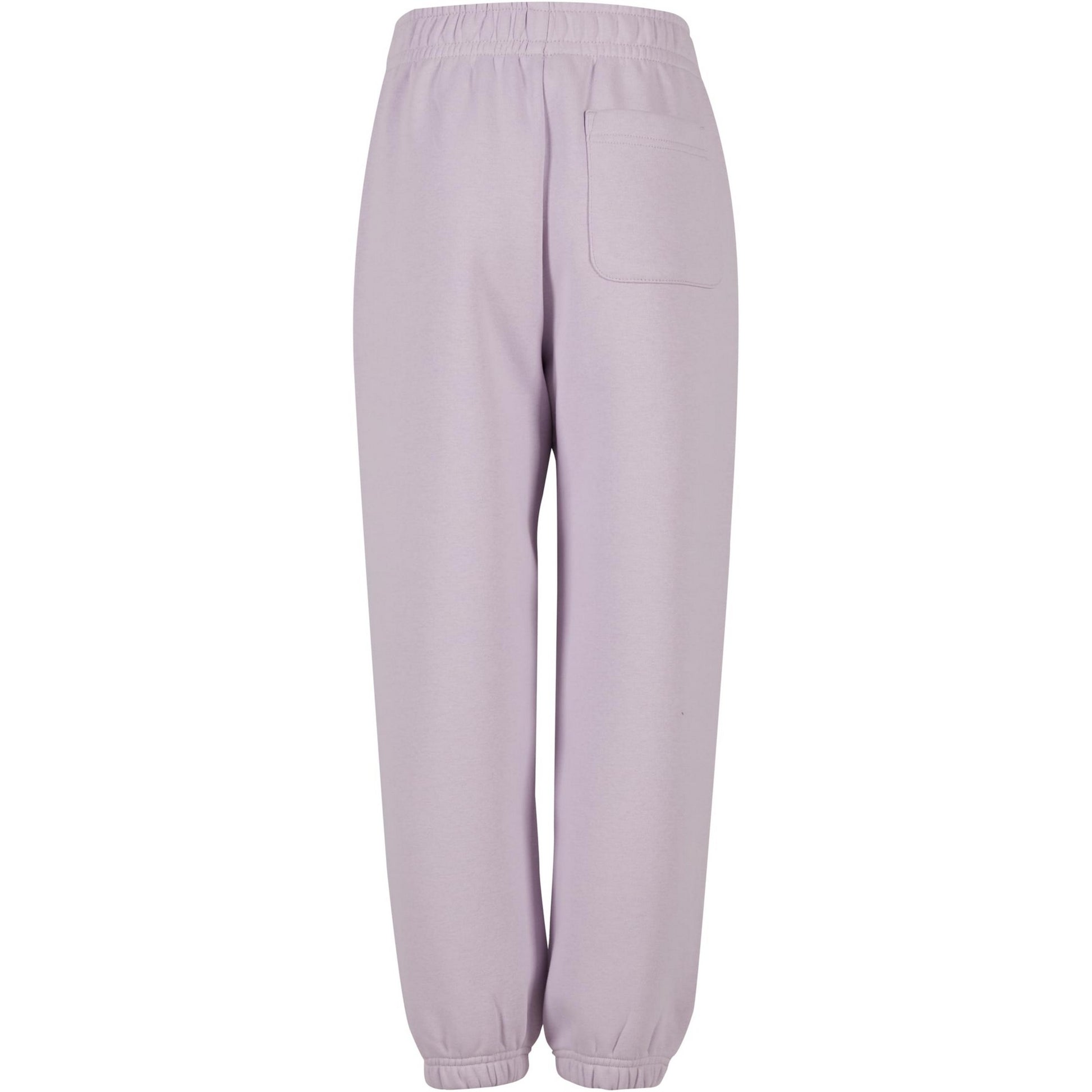 Lilac - Back - Build Your Brand Childrens-Kids Fluffy Sweatpants
