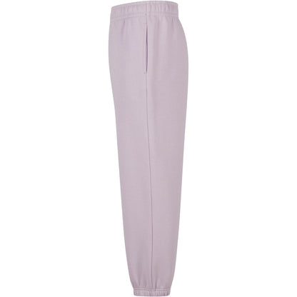 Lilac - Side - Build Your Brand Childrens-Kids Fluffy Sweatpants