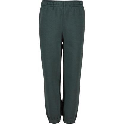 Bottle Green - Front - Build Your Brand Childrens-Kids Fluffy Sweatpants