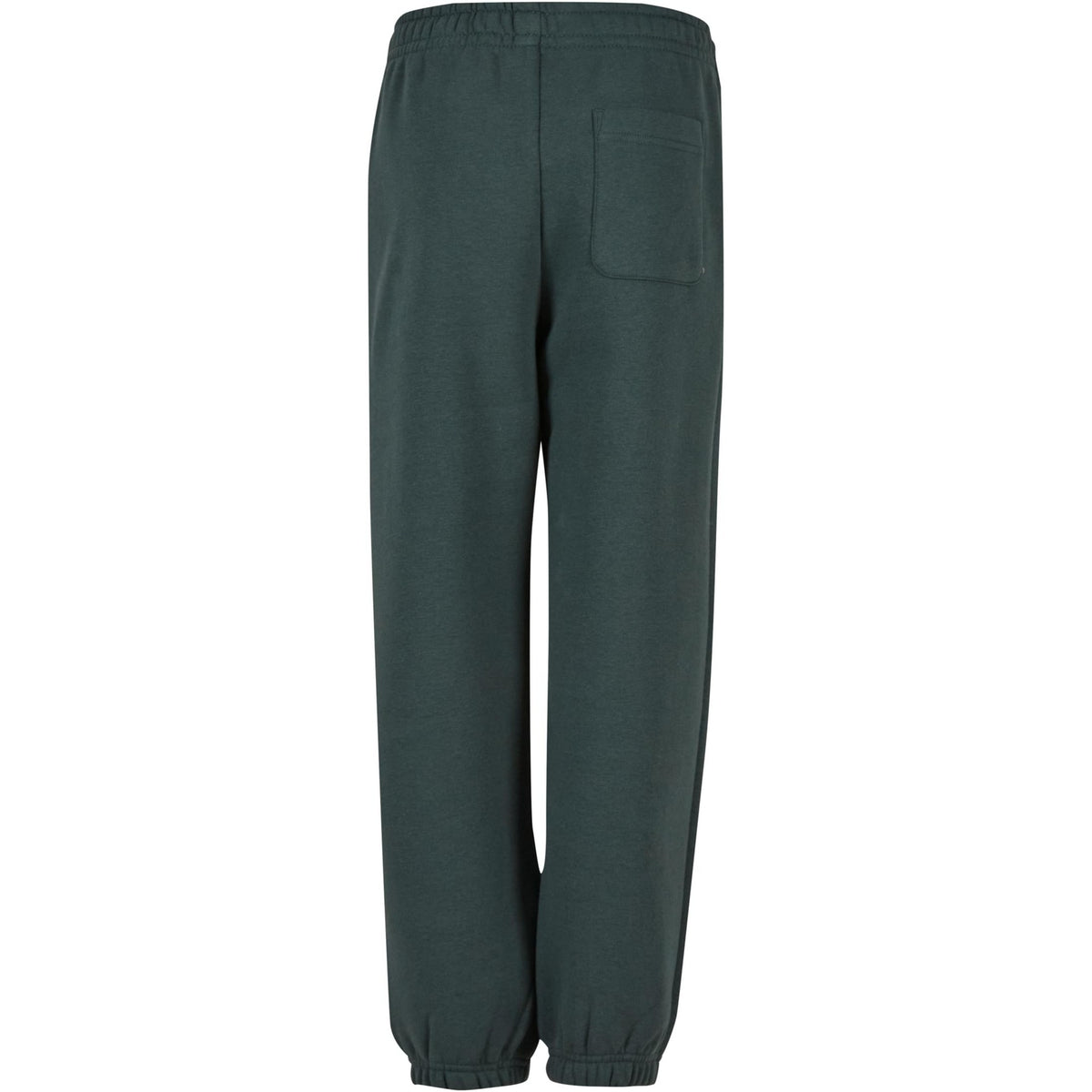 Bottle Green - Back - Build Your Brand Childrens-Kids Fluffy Sweatpants