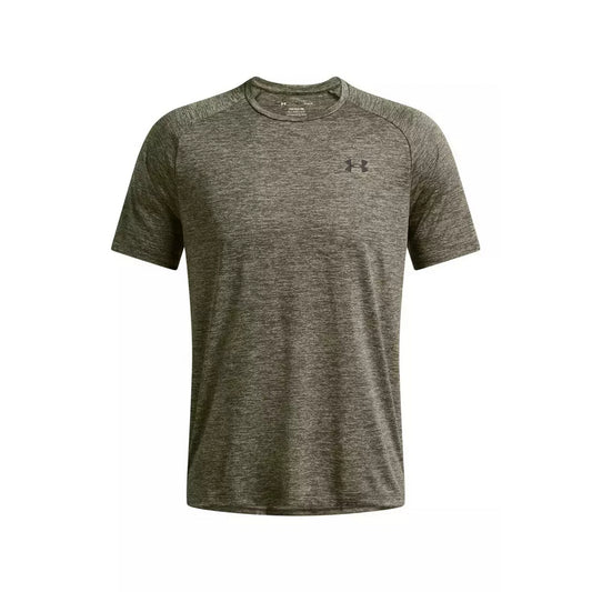 Marine OD Green - Front - Under Armour Mens Tech Short-Sleeved T-Shirt