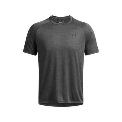 Castle Rock Grey-Grey - Front - Under Armour Mens Tech Short-Sleeved T-Shirt