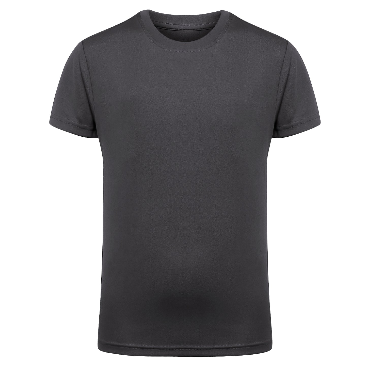 Charcoal - Front - TriDri Childrens-Kids Performance Polyester T-Shirt
