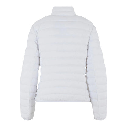 White - Back - New Morning Studios Womens-Ladies Lightweight Puffer Jacket
