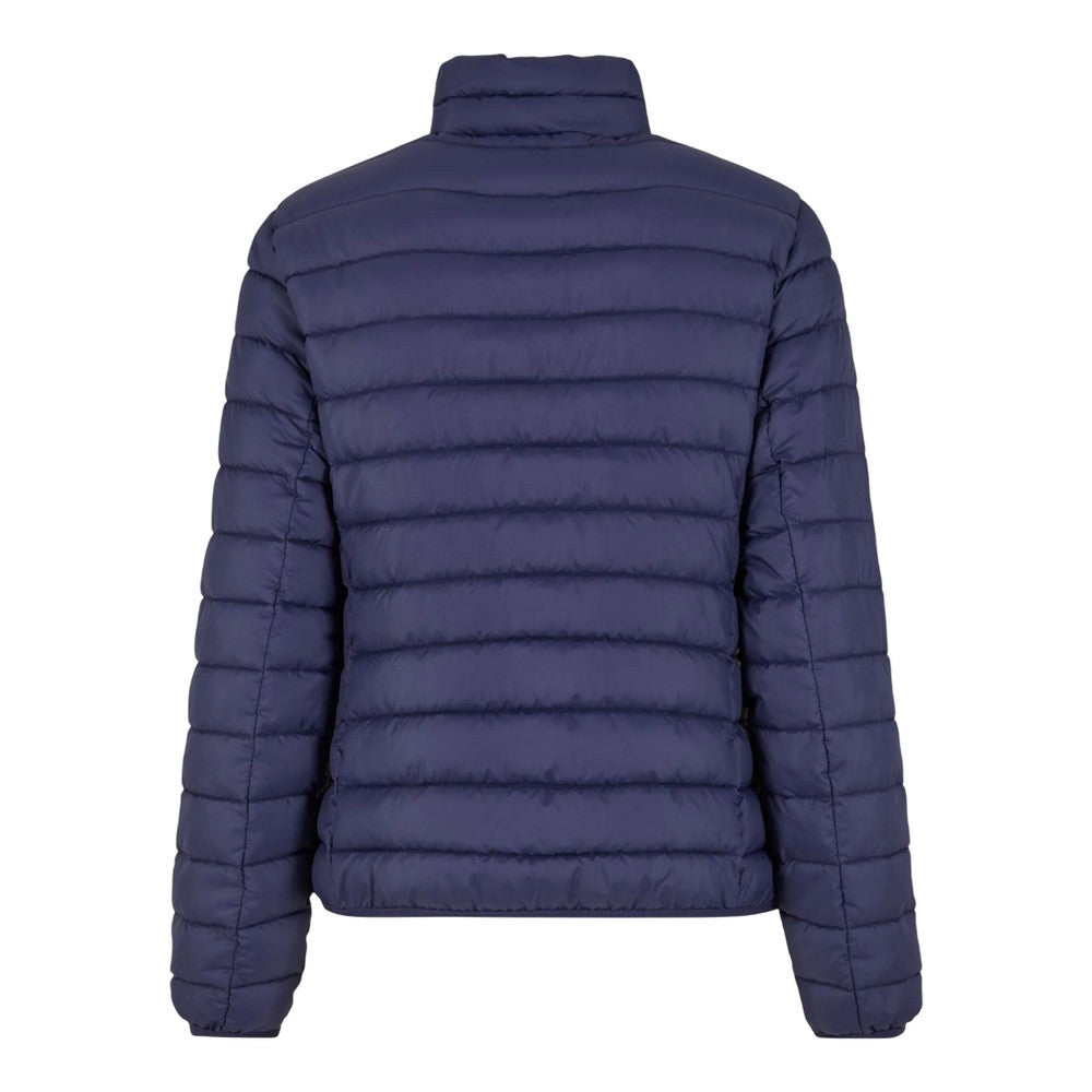 Navy - Back - New Morning Studios Womens-Ladies Lightweight Puffer Jacket