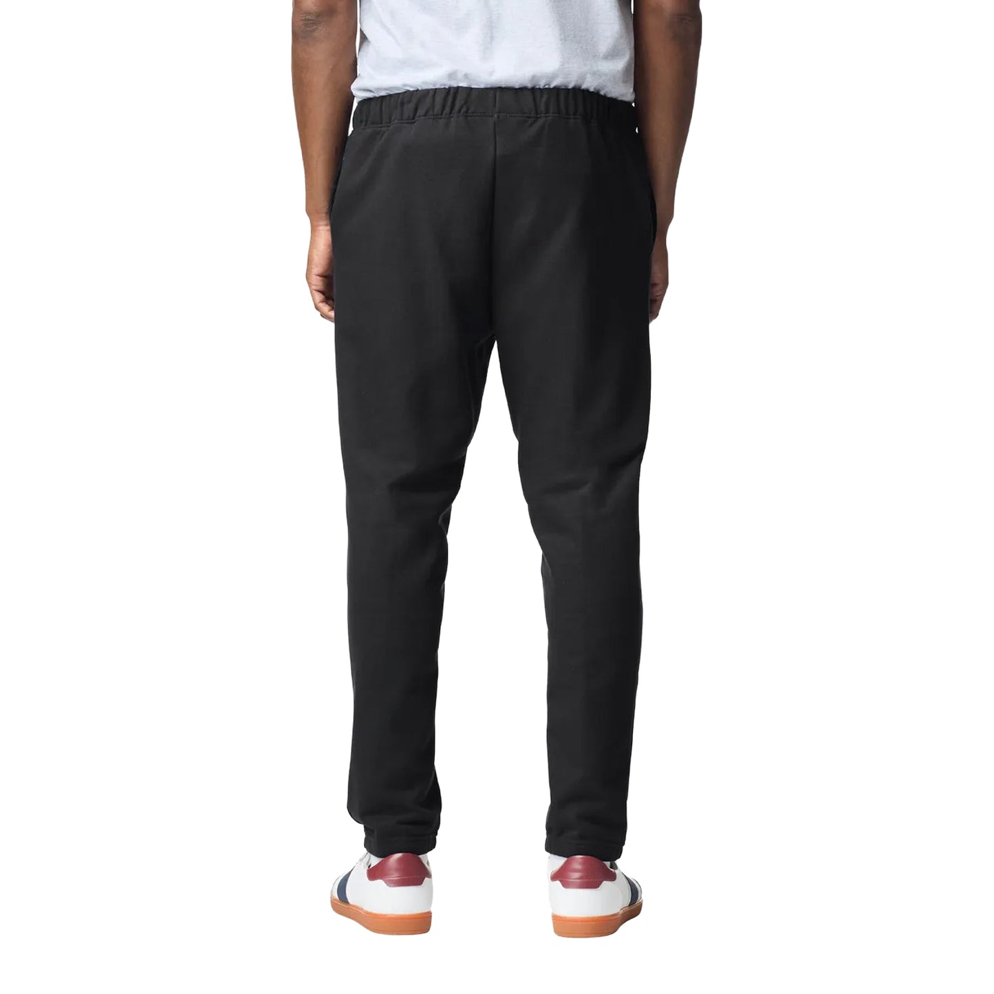 Black - Back - Gildan Unisex Adult Midweight Jogging Bottoms
