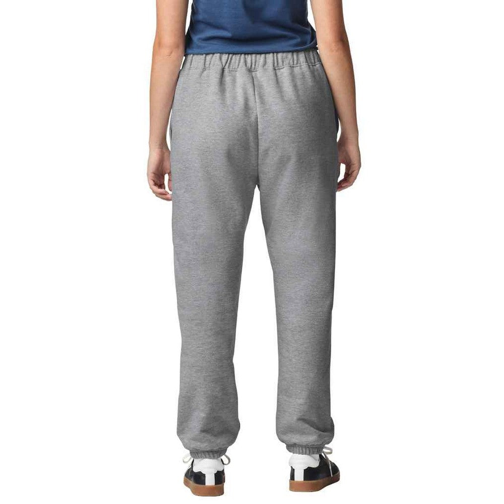 Sport Grey - Back - Gildan Unisex Adult Midweight Jogging Bottoms