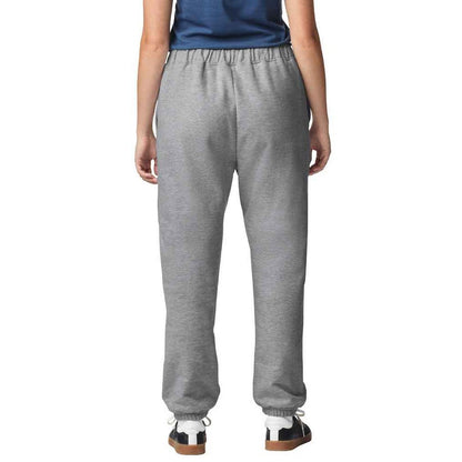 Sport Grey - Back - Gildan Unisex Adult Midweight Jogging Bottoms