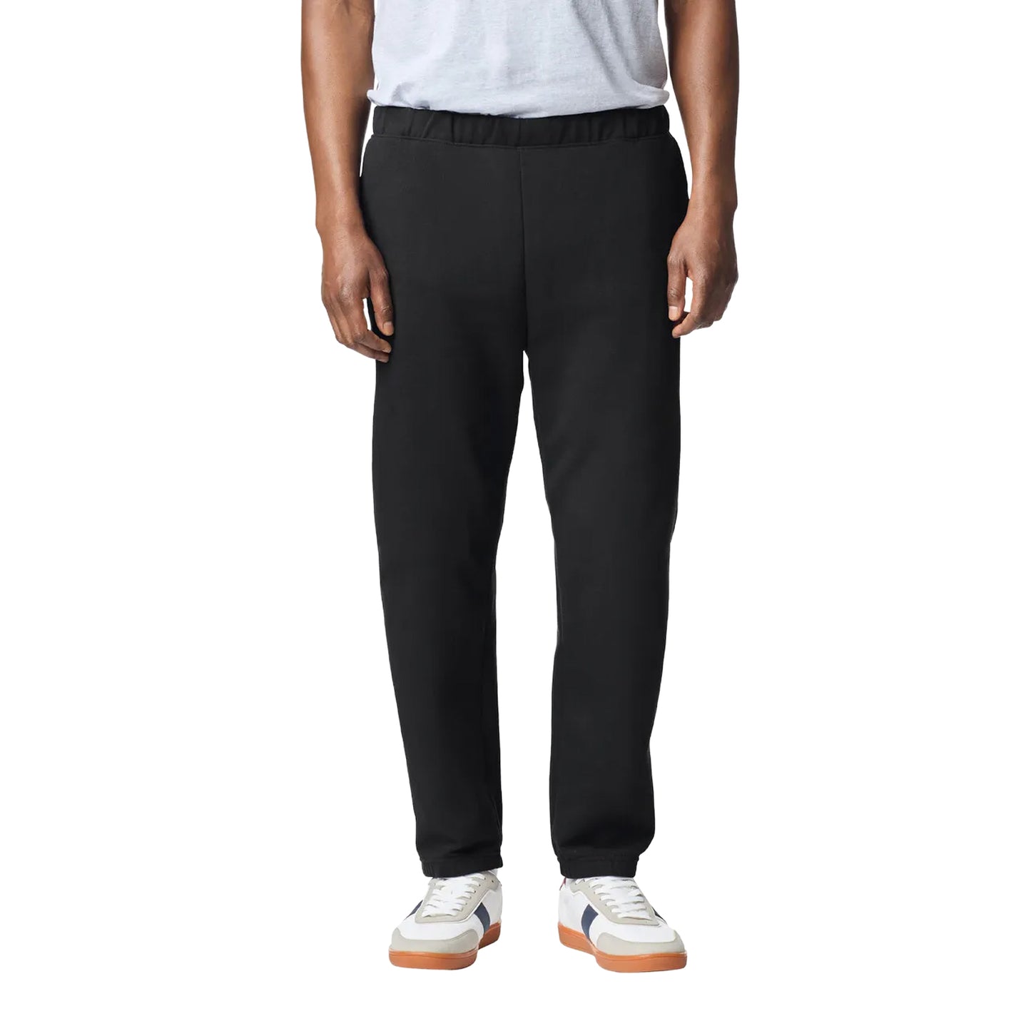 Black - Side - Gildan Unisex Adult Midweight Jogging Bottoms