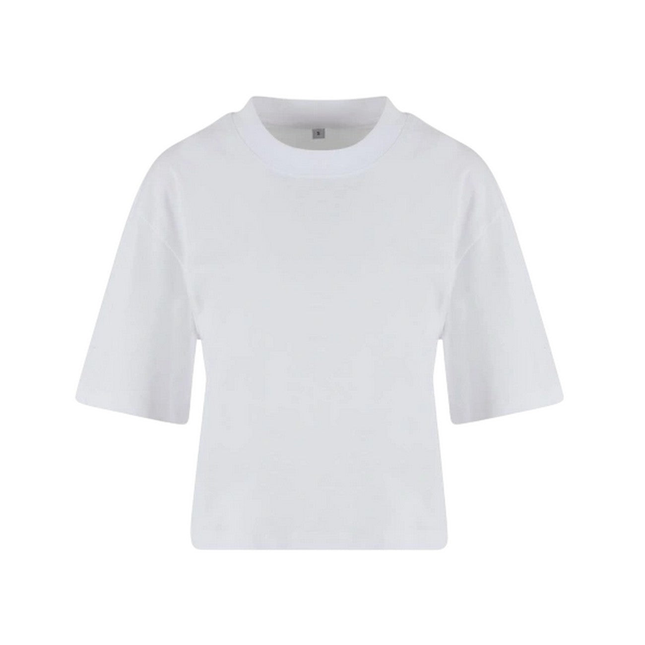 White - Front - New Morning Studios Womens-Ladies Oversized T-Shirt