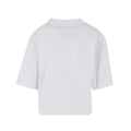 White - Back - New Morning Studios Womens-Ladies Oversized T-Shirt