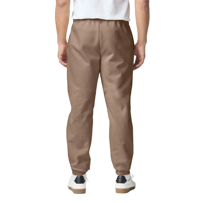 Brown Savana - Back - Gildan Mens Midweight Pocket Jogging Bottoms