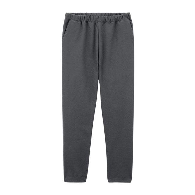 Charcoal - Front - Gildan Mens Midweight Pocket Jogging Bottoms