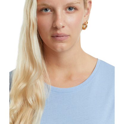Sand - Back - New Morning Studios Womens-Ladies Extended Shoulder Regular T-Shirt