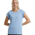 Sand - Side - New Morning Studios Womens-Ladies Extended Shoulder Regular T-Shirt
