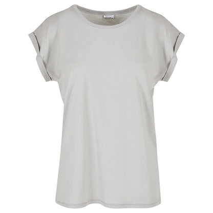 Light Asphalt - Front - New Morning Studios Womens-Ladies Extended Shoulder Regular T-Shirt