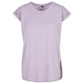 Lilac - Front - New Morning Studios Womens-Ladies Extended Shoulder Regular T-Shirt