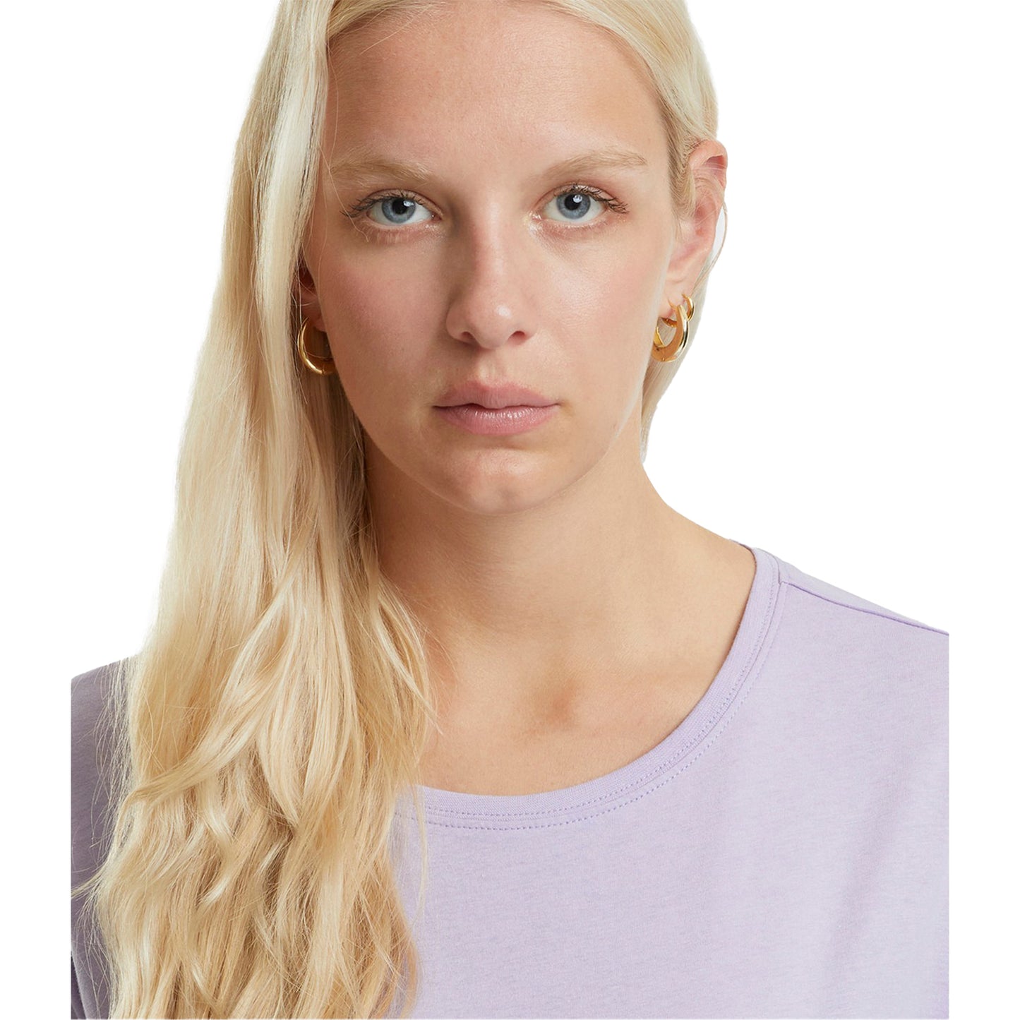 Soft Pink - Back - New Morning Studios Womens-Ladies Extended Shoulder Regular T-Shirt