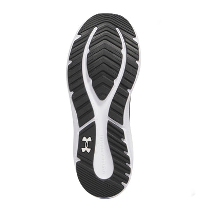 Black - Side - Under Armour Womens-Ladies Charged Pursuit 4 Trainers