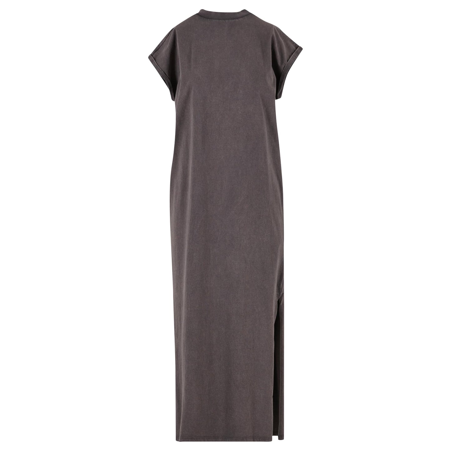 Black - Close up - Build Your Brand Womens-Ladies Vintage Long Length Dress