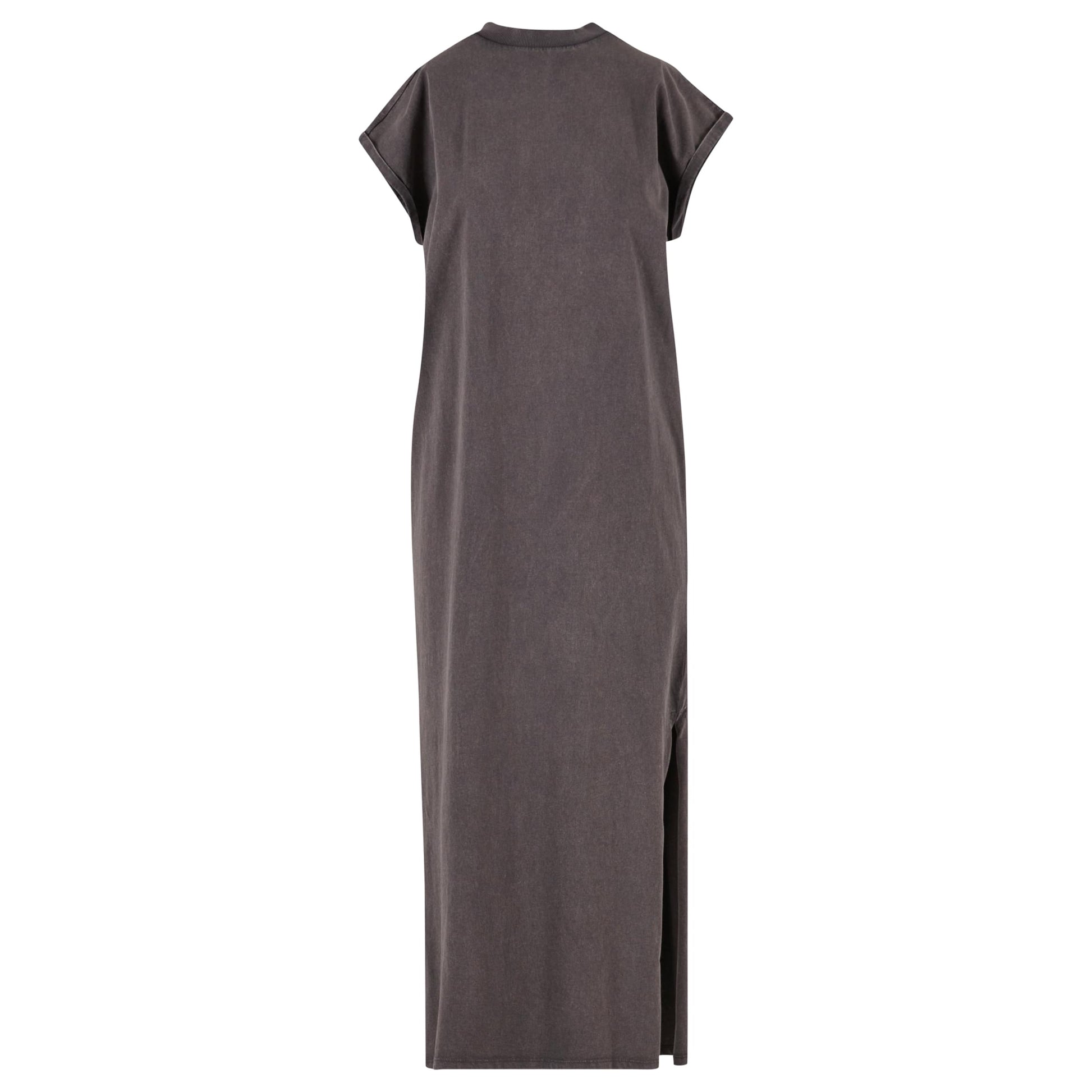 Black - Close up - Build Your Brand Womens-Ladies Vintage Long Length Dress