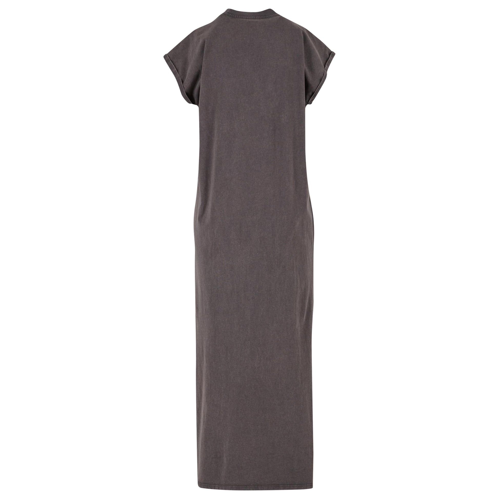 Black - Pack Shot - Build Your Brand Womens-Ladies Vintage Long Length Dress