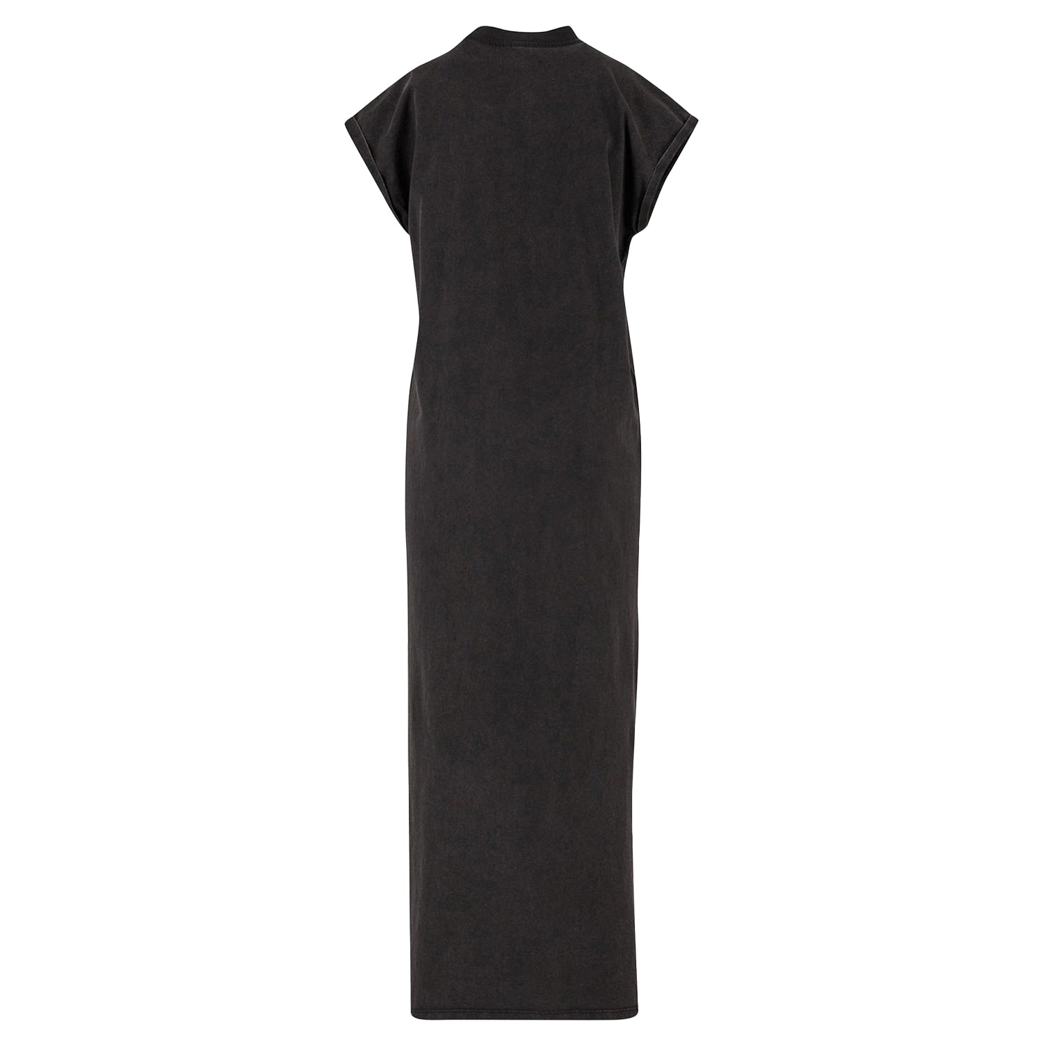 Black - Side - Build Your Brand Womens-Ladies Vintage Long Length Dress