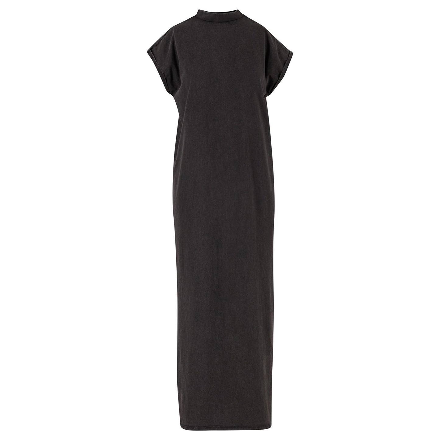 Black - Front - Build Your Brand Womens-Ladies Vintage Long Length Dress
