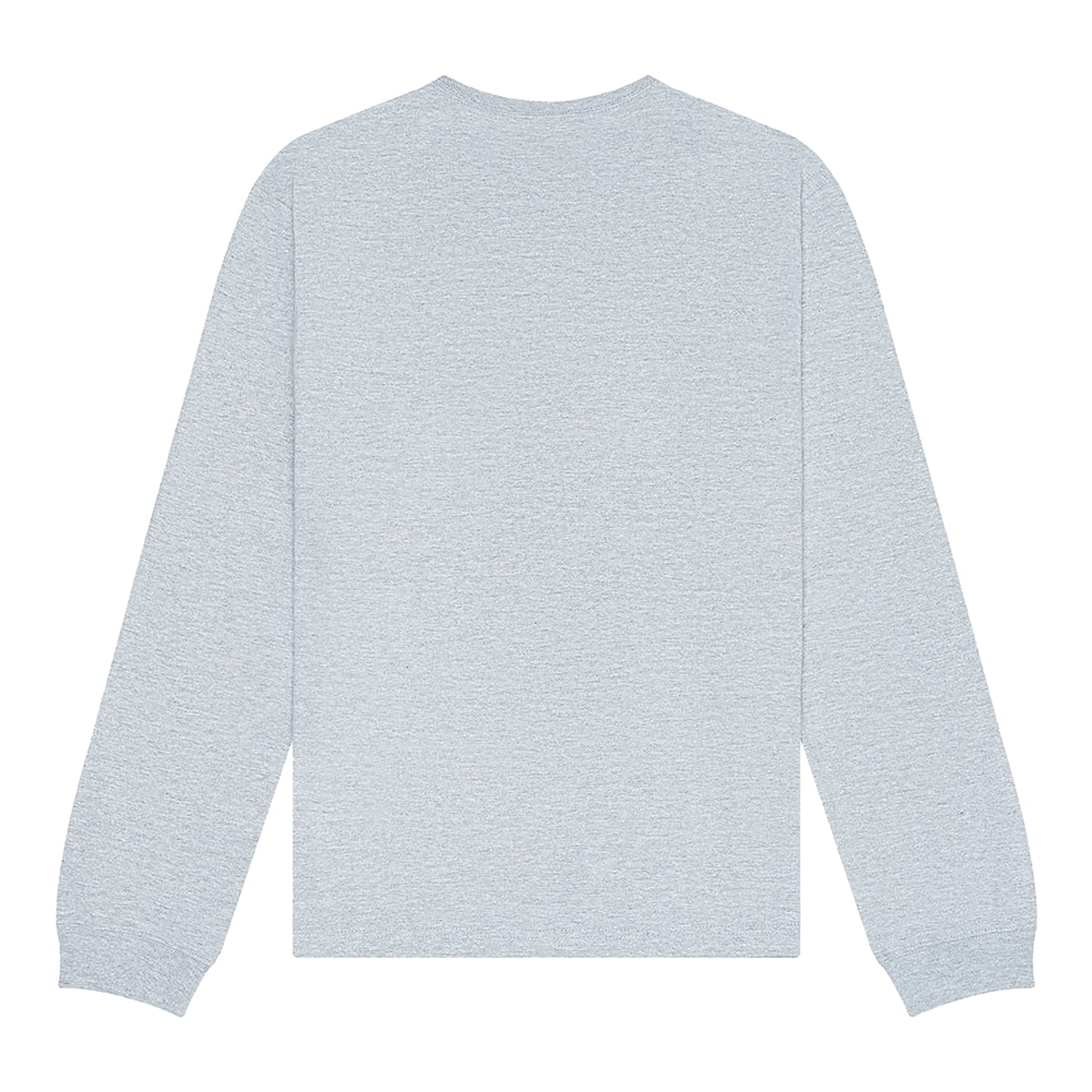 Athletic Heather - Back - Bella + Canvas Unisex Adult Heavyweight Boxy Long-Sleeved T-Shirt