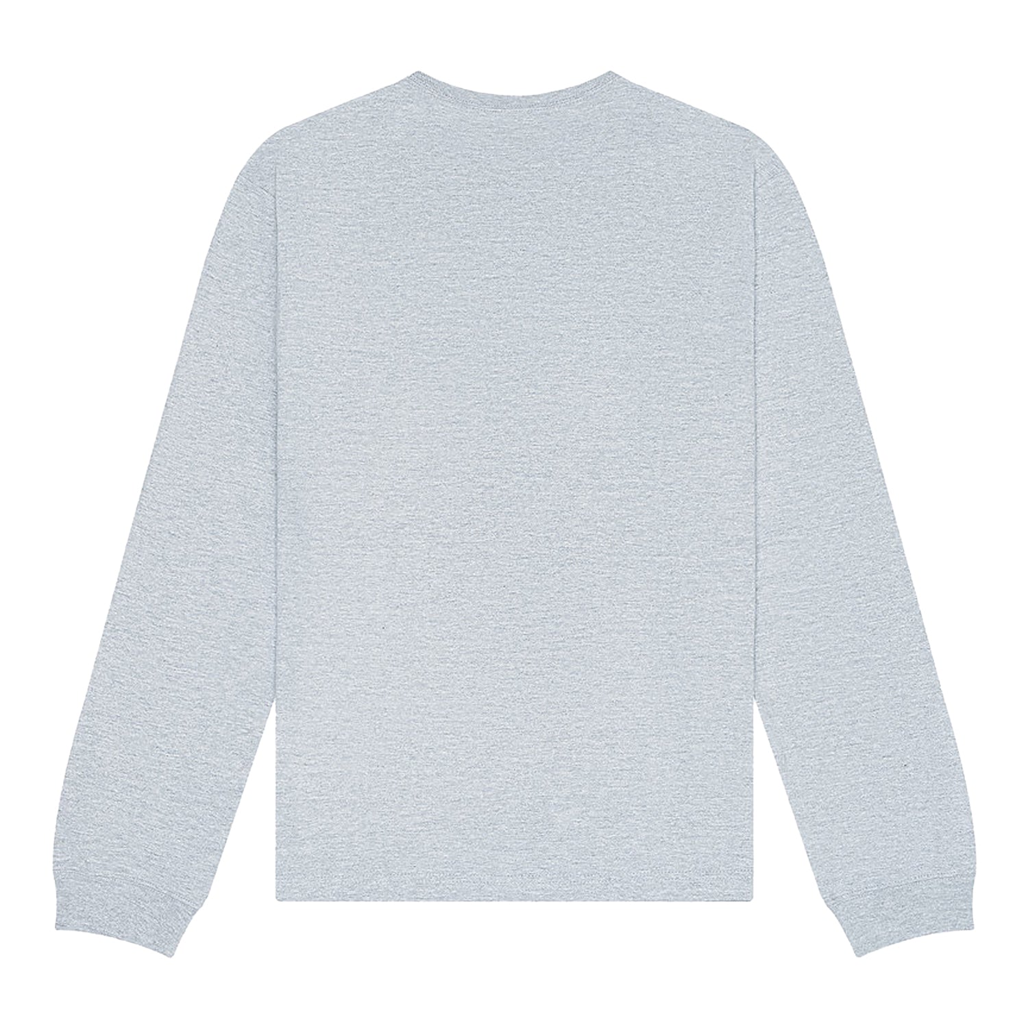 Athletic Heather - Back - Bella + Canvas Unisex Adult Heavyweight Boxy Long-Sleeved T-Shirt