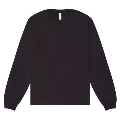 Dark Grey - Front - Bella + Canvas Unisex Adult Heavyweight Boxy Long-Sleeved T-Shirt