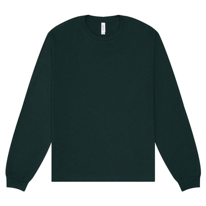 Forest - Front - Bella + Canvas Unisex Adult Heavyweight Boxy Long-Sleeved T-Shirt