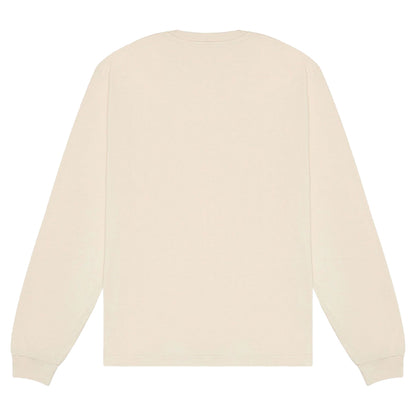 Natural - Back - Bella + Canvas Unisex Adult Heavyweight Boxy Long-Sleeved T-Shirt