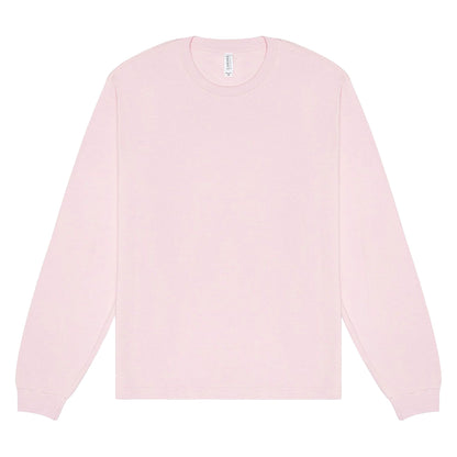 Soft Pink - Front - Bella + Canvas Unisex Adult Heavyweight Boxy Long-Sleeved T-Shirt