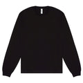 Black - Front - Bella + Canvas Unisex Adult Heavyweight Boxy Long-Sleeved T-Shirt