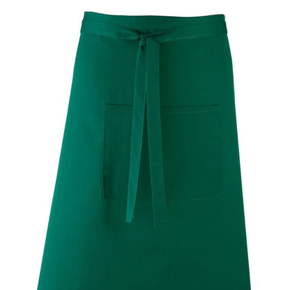 Bottle - Back - Premier Unisex Colours Bar Apron - Workwear (Long Continental Style)