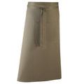Sage - Front - Premier Unisex Colours Bar Apron - Workwear (Long Continental Style)
